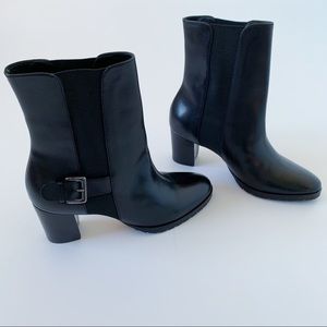 Women's Cole Haan Callan Mid-Calf Bootie Boots Pull On D25456 6 Black